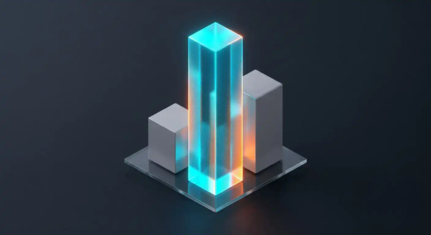 3D bar chart showing social media video engagement drastically outperforming static text and images